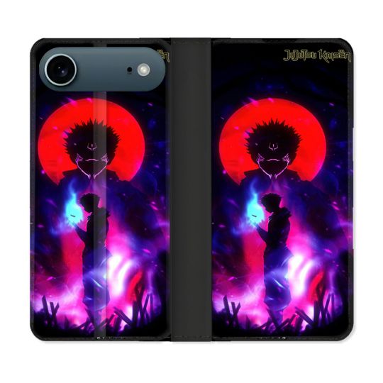 Housse cuir portefeuille Pour Iphone 17 Air Manga Jujutsu Kaisen Itadori Sukuna