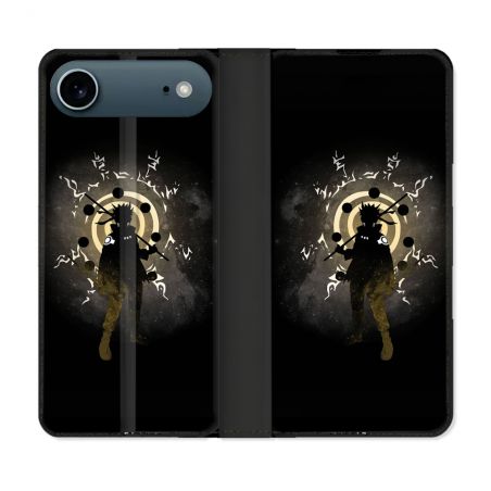 Housse cuir portefeuille Pour Iphone 17 Air Manga Naruto Sage