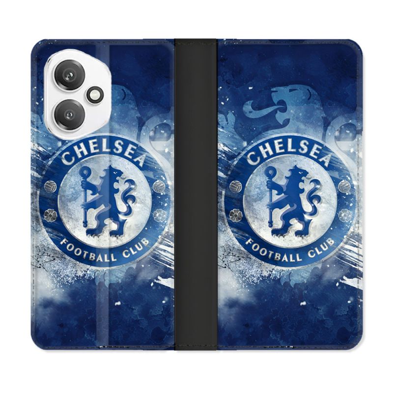 Housse cuir portefeuille Pour Honor 400 5G Foot Chelsea