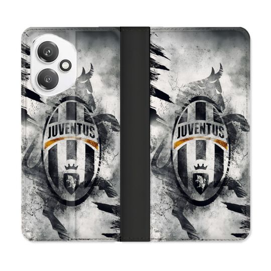 Housse cuir portefeuille Pour Honor 400 5G Foot Juventus Turin