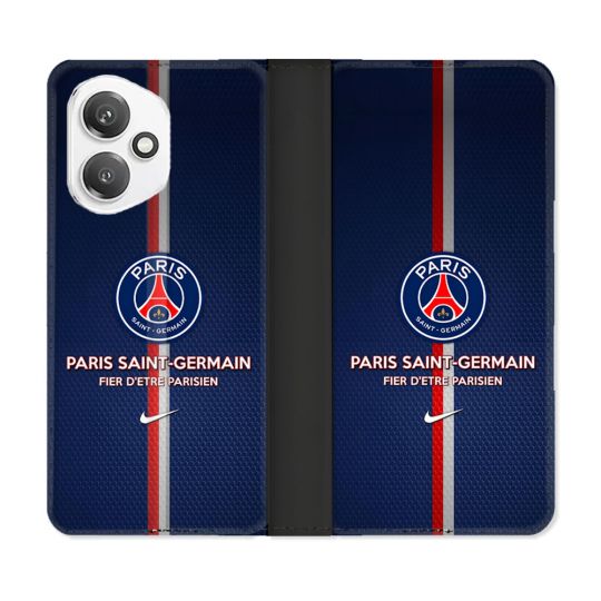 Housse cuir portefeuille Pour Honor 400 5G Foot PSG Fier