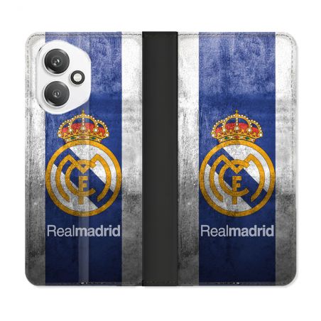 Housse cuir portefeuille Pour Honor 400 5G Foot Real Madrid