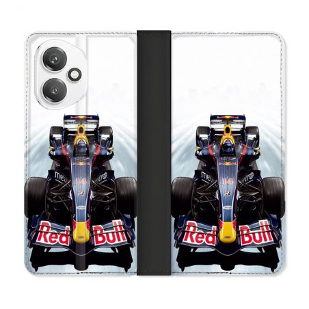 Housse cuir portefeuille Pour Honor 400 5G Formule 1 F1 Red Bull