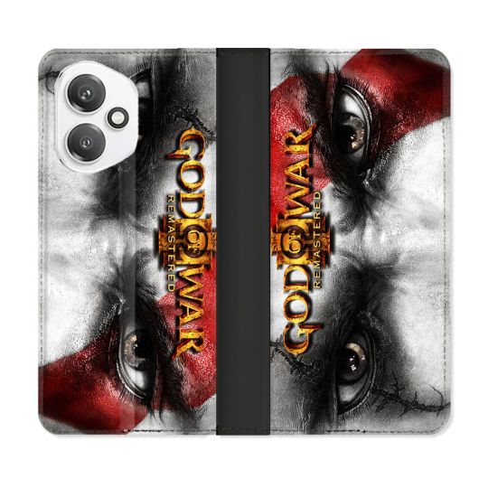 Housse cuir portefeuille Pour Honor 400 5G God Of War GOW