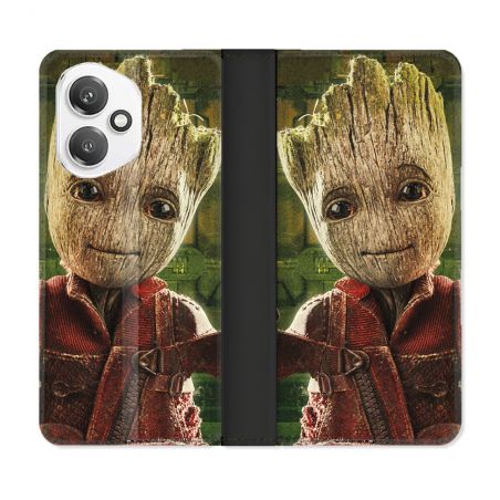 Housse cuir portefeuille Pour Honor 400 5G Groot Vert