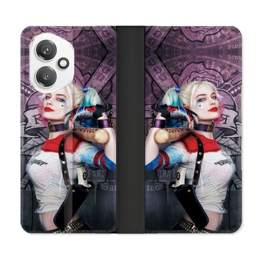Housse cuir portefeuille Pour Honor 400 5G Harley Quinn Batte