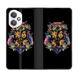 Housse cuir portefeuille Pour Honor 400 5G Harry Potter Hogwarts