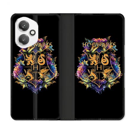 Housse cuir portefeuille Pour Honor 400 5G Harry Potter Hogwarts