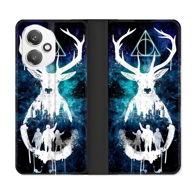 Housse cuir portefeuille Pour Honor 400 5G Harry Potter Patronome