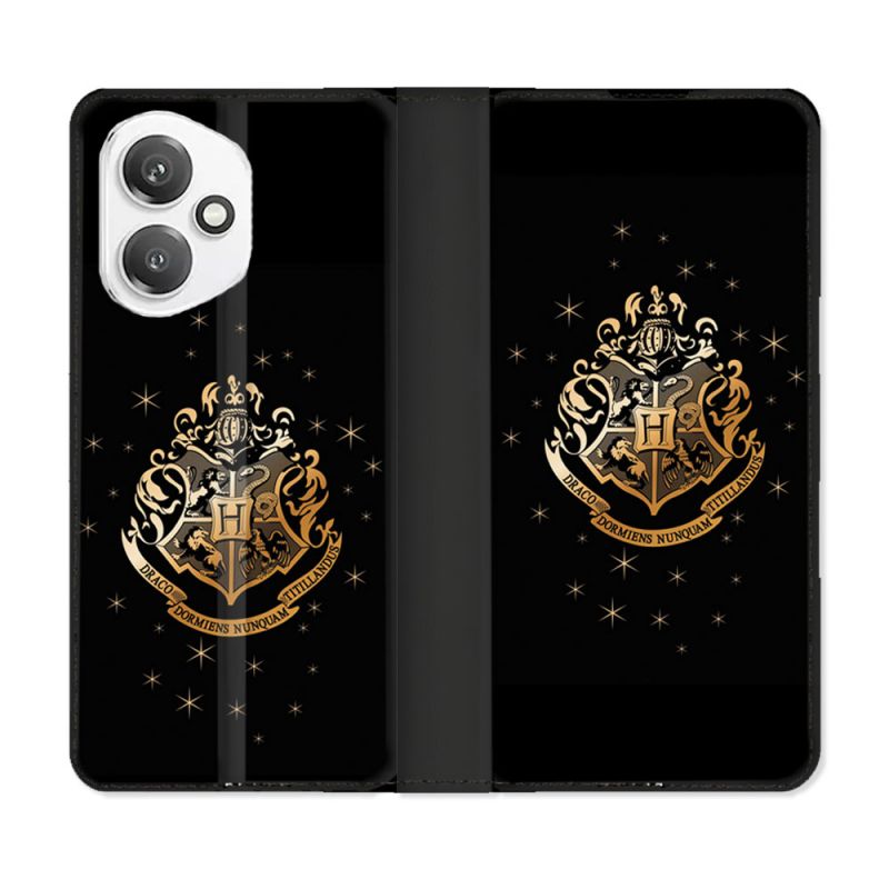 Housse cuir portefeuille Pour Honor 400 5G Harry Potter Poudlard