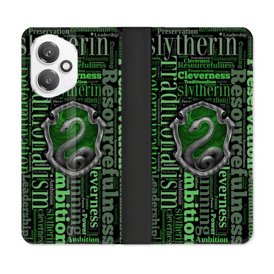 Housse cuir portefeuille Pour Honor 400 5G Harry Potter Serpentar
