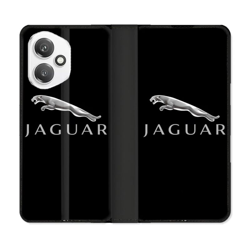 Housse cuir portefeuille Pour Honor 400 5G Jaguar
