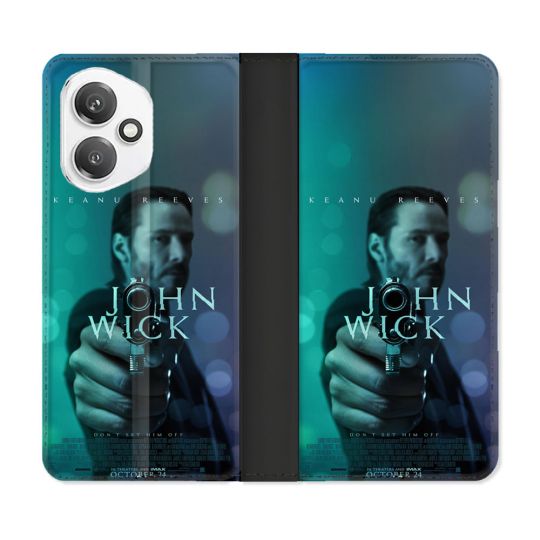 Housse cuir portefeuille Pour Honor 400 5G John Wick
