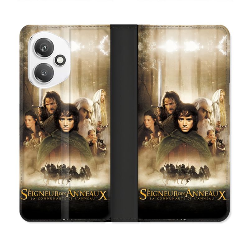 Housse cuir portefeuille Pour Honor 400 5G Le seigneur Des Anneaux Affiche