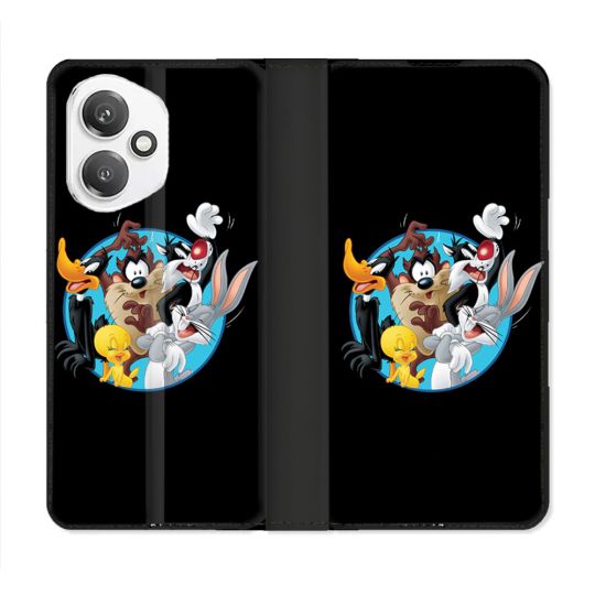 Housse cuir portefeuille Pour Honor 400 5G Looney Tunes