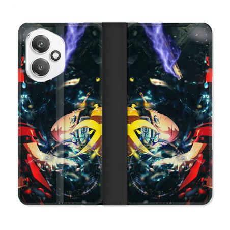 Housse cuir portefeuille Pour Honor 400 5G Manga Boruto Eclair