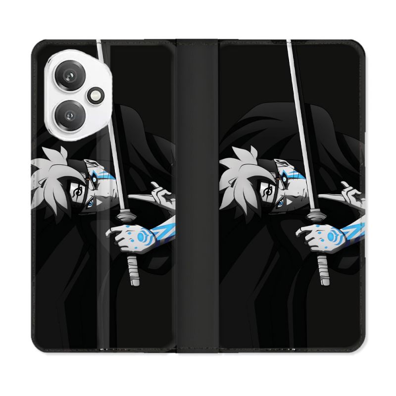 Housse cuir portefeuille Pour Honor 400 5G Manga Boruto Epée