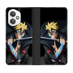 Housse cuir portefeuille Pour Honor 400 5G Manga Boruto Tatouage