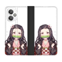 Housse cuir portefeuille Pour Honor 400 5G Manga Demon Slayer Nezuko