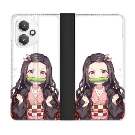 Housse cuir portefeuille Pour Honor 400 5G Manga Demon Slayer Nezuko
