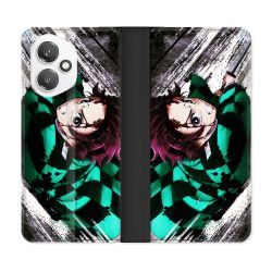 Housse cuir portefeuille Pour Honor 400 5G Manga Demon Slayer Tanjiro