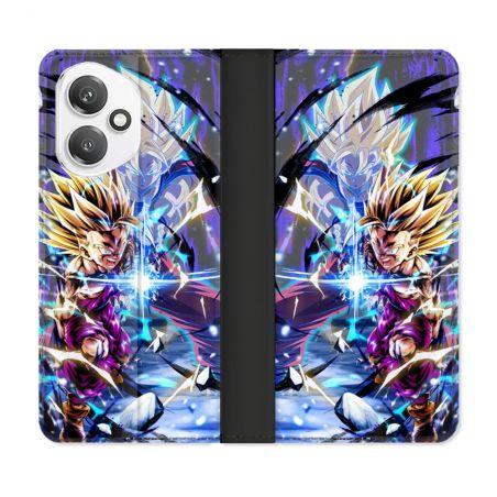 Housse cuir portefeuille Pour Honor 400 5G Manga Dragon Ball Sangohan Duo