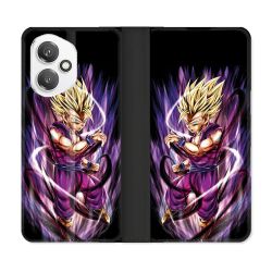 Housse cuir portefeuille Pour Honor 400 5G Manga Dragon Ball Sangohan Violet