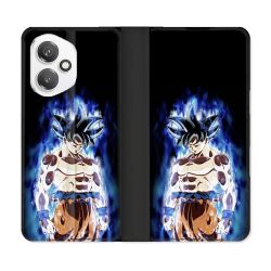 Housse cuir portefeuille Pour Honor 400 5G Manga Dragon Ball Sangoku Noir