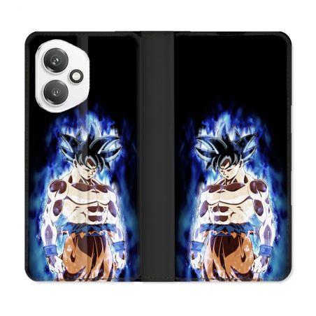 Housse cuir portefeuille Pour Honor 400 5G Manga Dragon Ball Sangoku Noir
