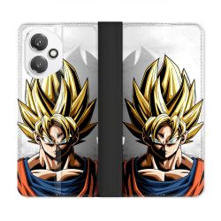 Housse cuir portefeuille Pour Honor 400 5G Manga Dragon Ball Sangoku Portrait
