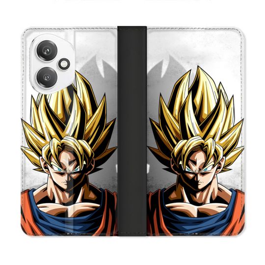 Housse cuir portefeuille Pour Honor 400 5G Manga Dragon Ball Sangoku Portrait