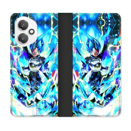 Housse cuir portefeuille Pour Honor 400 5G Manga Dragon Ball Vegeta Bleu