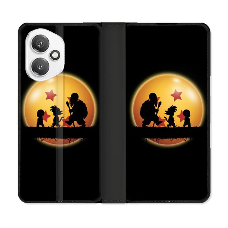 Housse cuir portefeuille Pour Honor 400 5G Manga Dragon Ball Vintage