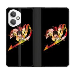 Housse cuir portefeuille Pour Honor 400 5G Manga Fairy Tail Logo Noir