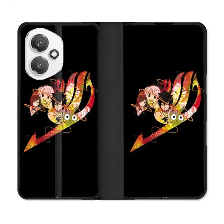 Housse cuir portefeuille Pour Honor 400 5G Manga Fairy Tail Logo Noir