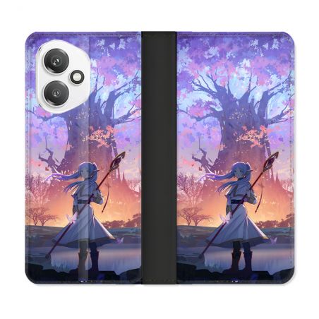 Housse cuir portefeuille Pour Honor 400 5G Manga Frieren