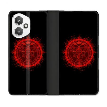 Housse cuir portefeuille Pour Honor 400 5G Manga Fullmetal Alchemist Logo