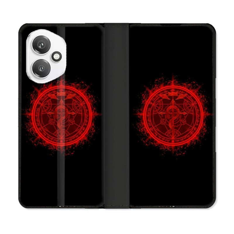 Housse cuir portefeuille Pour Honor 400 5G Manga Fullmetal Alchemist Logo