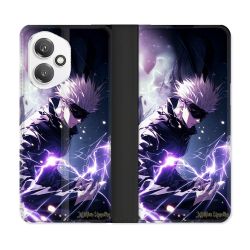 Housse cuir portefeuille Pour Honor 400 5G Manga Jujutsu Kaisen Gojo Saturo