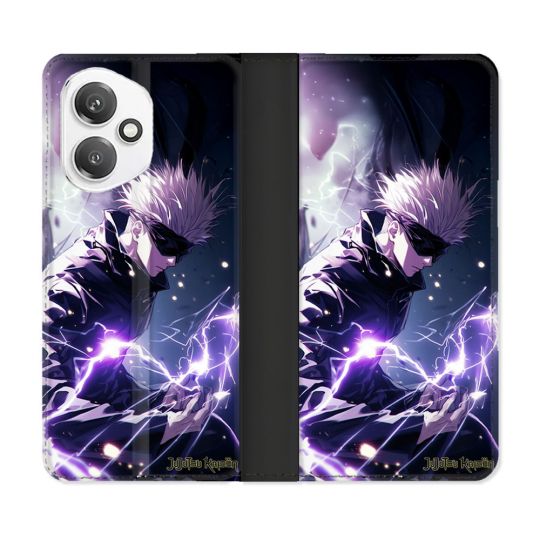 Housse cuir portefeuille Pour Honor 400 5G Manga Jujutsu Kaisen Gojo Saturo