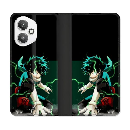 Housse cuir portefeuille Pour Honor 400 5G Manga My Hero Academia Deku