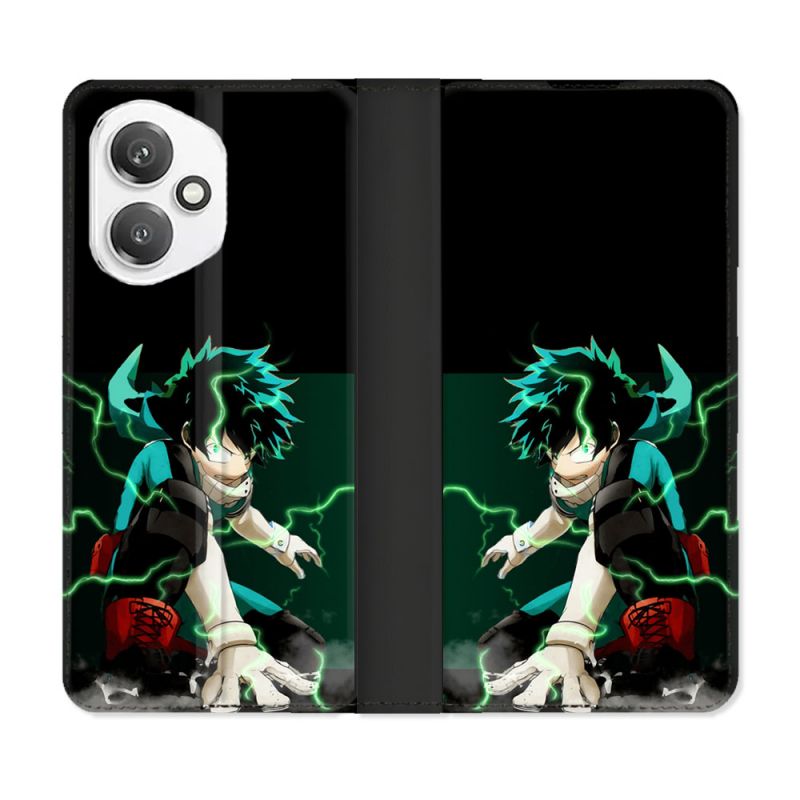 Housse cuir portefeuille Pour Honor 400 5G Manga My Hero Academia Deku