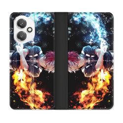 Housse cuir portefeuille Pour Honor 400 5G Manga My Hero Academia Shoto
