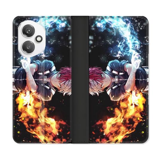 Housse cuir portefeuille Pour Honor 400 5G Manga My Hero Academia Shoto