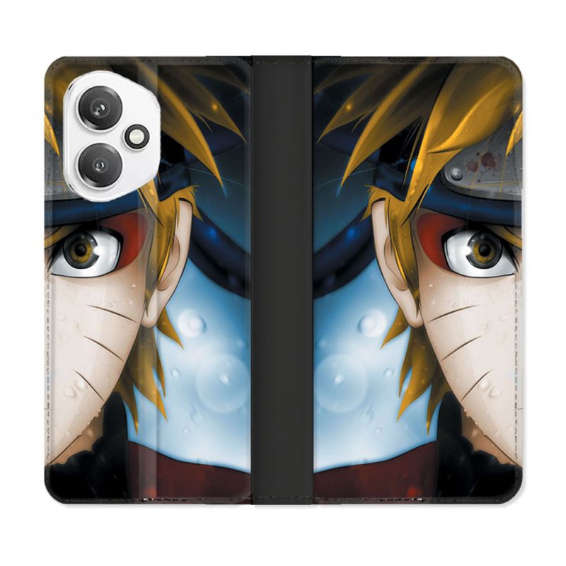 Housse cuir portefeuille Pour Honor 400 5G Manga Naruto Blanc