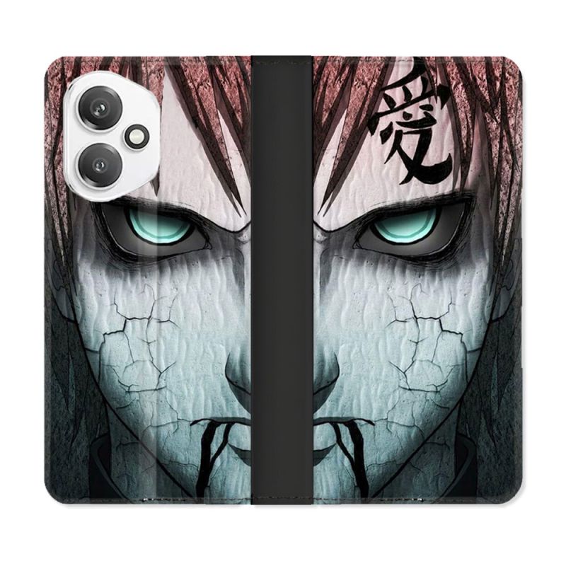 Housse cuir portefeuille Pour Honor 400 5G Manga Naruto Gaara