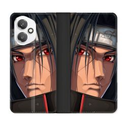 Housse cuir portefeuille Pour Honor 400 5G Manga Naruto Itachi Visage