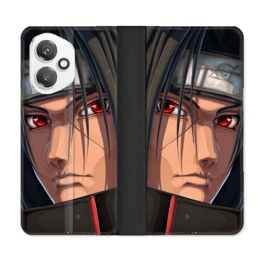 Housse cuir portefeuille Pour Honor 400 5G Manga Naruto Itachi Visage