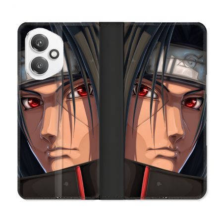 Housse cuir portefeuille Pour Honor 400 5G Manga Naruto Itachi Visage