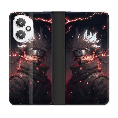 Housse cuir portefeuille Pour Honor 400 5G Manga Naruto Kakashi Dark